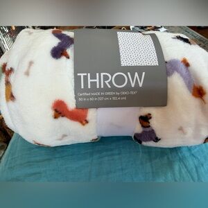 Dachshund Throw Blanket 50 x 60”